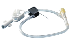 Infusion Set Huber Kawasumi 19 Gauge 1 Inch 11 Inch Tubing Y-Site Port (25/BX 4BX/CS) by Kawasumi Laboratories  ID PI01Y91